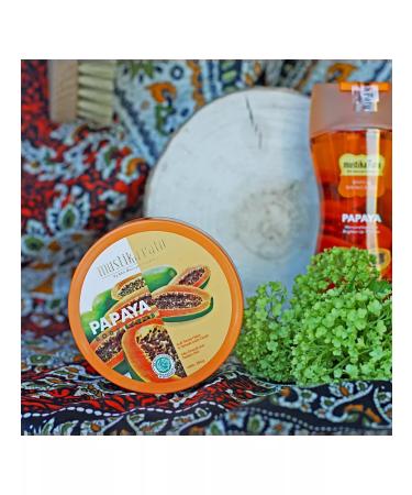 Mustika Ratu Scrub exfoliant for the body of papaya - Buy Online on GoSupps.com