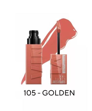 option Lipstick Superstay Vinyl Ink shade 105 - Golden