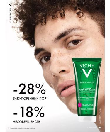 VICHY Normaderm cleansing gel for face and body 200 ml - Buy Online on GoSupps.com