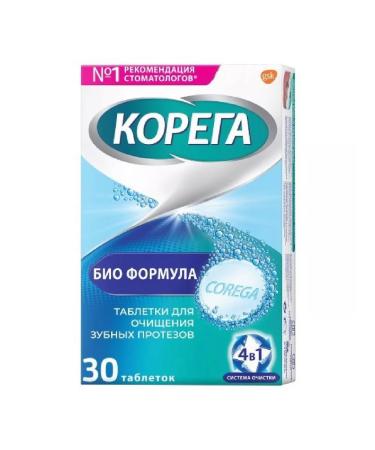 Korega Tabs Bioformula D is clean for prostheses n3 30 pcs-1 un - Buy Online on GoSupps.com