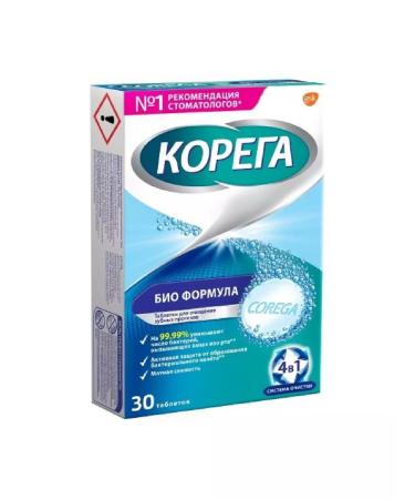 Korega Tabs Bioformula D is clean for prostheses n3 30 pcs-1 un - Buy Online on GoSupps.com
