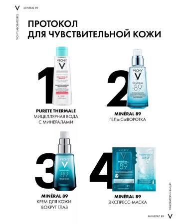 Vichy Mineral 89 restored. And fortor. Care of the skin in the eye 15ml - Buy Online on GoSupps.com