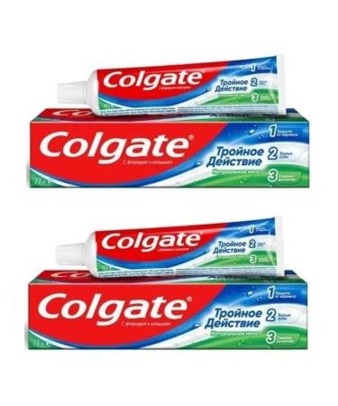 Colgate Tooth paste Triple action of mint 50 ml 2pcs