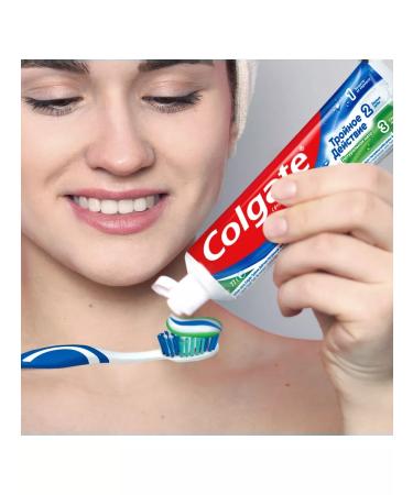 Colgate Tooth paste Triple action of mint 50 ml 2pcs - Buy Online on GoSupps.com