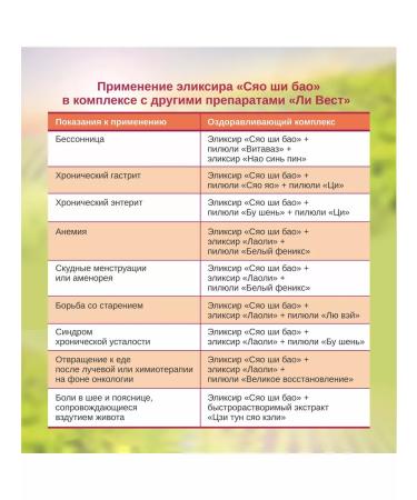 Lee West Elixir for the stomach and pancreas of Xiao Shi bao 6 pack - Buy Online on GoSupps.com