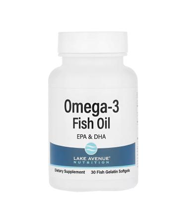 Lake Avenue Nutrition Lake Avenue Omega-3 1250mg 30 capsules