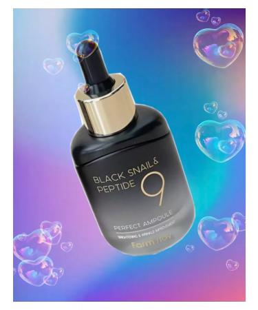 Nats Cosmetics Ampoule serum with mucin black snail rejuvenating - Buy Online on GoSupps.com