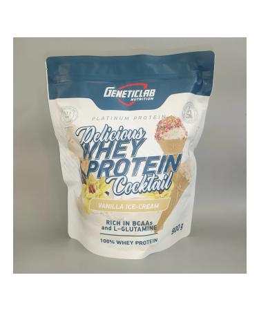 GENETICLAB Whey -cheese protein Deliciousa Whey Protein 900 g vanil - Buy Online on GoSupps.com
