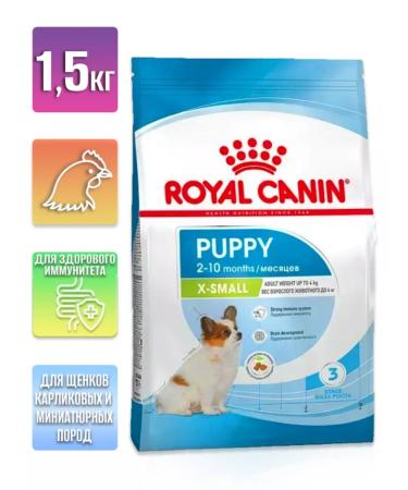 ROYAL CANIN X-Small Dry Feed for miniature species 1.5 kg