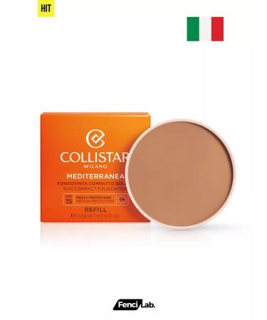 Collistar Sunscreen tonal base 01 Elba SPF 15 Refill - Buy Online on GoSupps.com