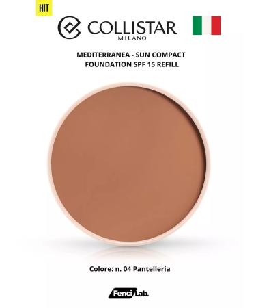 Collistar Sun -protection tonal base (refill) 04 Pan - Buy Online on GoSupps.com