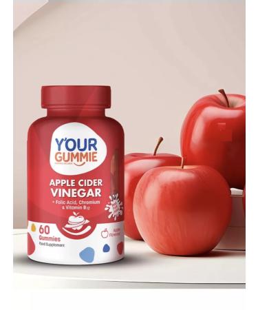 YOUR GUMMIE Chrome 200 g + apple cider vinegar + folic + b12 60 pcs - Buy Online on GoSupps.com