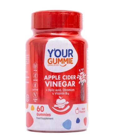 YOUR GUMMIE Chrome 200 g + apple cider vinegar + folic + b12 60 pcs - Buy Online on GoSupps.com