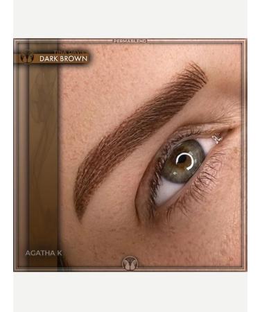 Perma Blend Brown Tina Davies 4 15 ml of eyebrow tattoo - Buy Online on GoSupps.com