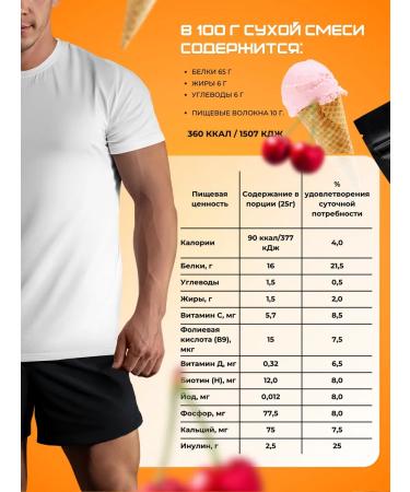 Energy life Protein cocktail cherries 350g - Buy Online on GoSupps.com