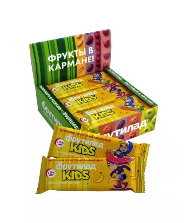 Frutilad KIDS Children's fruit Batan Banana 12 pcs*25g - Buy Online on GoSupps.com