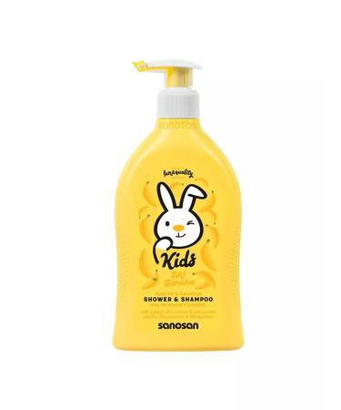 SANOSAN Children's shower gel for boys shampoo without tears 400 ml - Buy Online on GoSupps.com