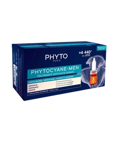 Phyto serum against hair loss for men 12x3.5 ml - Buy Online on GoSupps.com