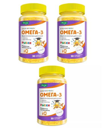 Evalar Baby formula omega-3 30tab (0.4 g) 3UP