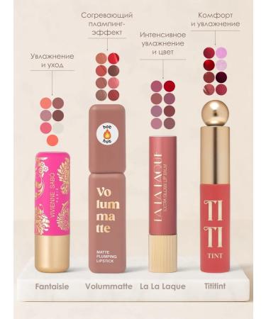 VIVIENNE SABO Lipstick lip balm fantaisie 01 transparent flickering - Buy Online on GoSupps.com