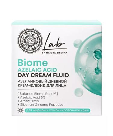 Natura Siberica Azelain daily Fluid Cream Lab Biome 50 ml - Buy Online on GoSupps.com