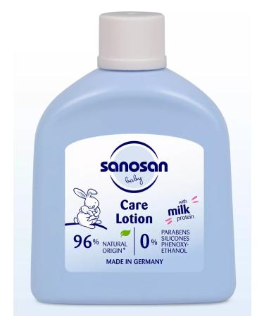 SANOSAN Milk for newborns for a body with panthenol 150 ml - Buy Online on GoSupps.com