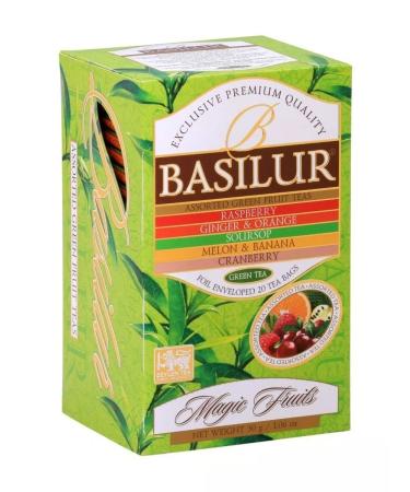 Basilur Tea in bags of bassilur assorted green 2 pcs - Buy Online on GoSupps.com