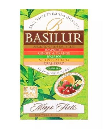 Basilur Tea in bags of bassilur assorted green 2 pcs - Buy Online on GoSupps.com