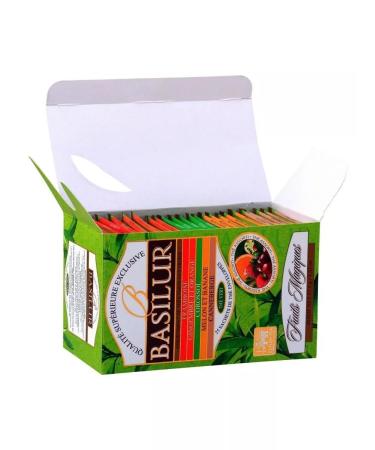 Basilur Tea in bags of bassilur assorted green 2 pcs - Buy Online on GoSupps.com