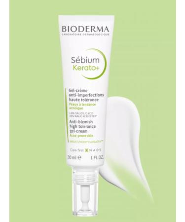Bioderma Gel-cream from inflammation black dots Sebium Kerato+ - Buy Online on GoSupps.com