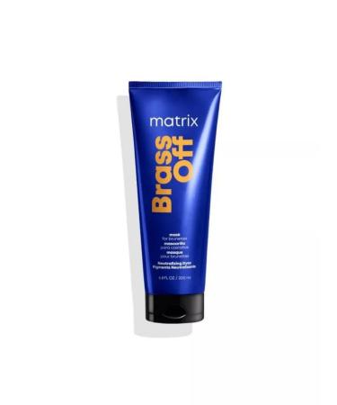 MATRIX BRASS OFF - Blonde mask from yellowness 200 ml - Buy Online on GoSupps.com