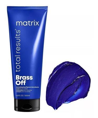 MATRIX BRASS OFF - Blonde mask from yellowness 200 ml - Buy Online on GoSupps.com