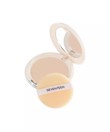 Seventeen Natural Silky SPF15 Compact silk powder for the face 07 - Buy Online on GoSupps.com
