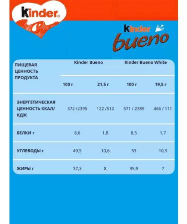 Kinder Bueno Bueno Bufel in milk chocolate 43g x3pcs - Buy Online on GoSupps.com