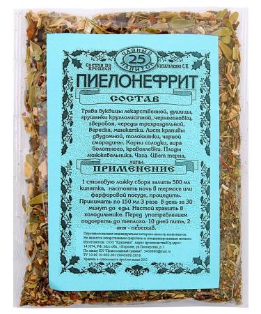 Orthodox herbalist Monastic tea No. 25 pyelonephritis 100gr