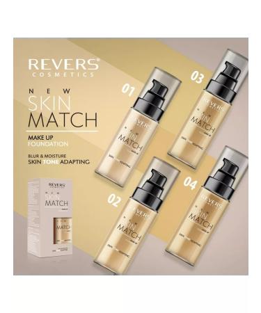 REVERS COSMETICS Skin Match 01 Tonal Cream 30ml - Buy Online on GoSupps.com