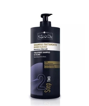HAIR COMPANY PROFESSIONAL Hair shampoo "Ice blond" Inimitable Blonde 1000 ml - Buy Online on GoSupps.com