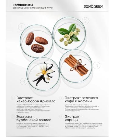 SunQUEEN Chocolate anti -aging eye patches with an effect - Buy Online on GoSupps.com