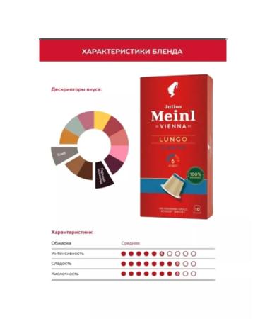 Coffee in the capsules "Julius Meinl" Lungo Classiso Bio 10 pcs - Buy Online on GoSupps.com