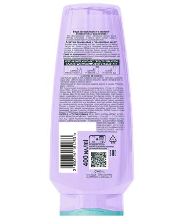 L'Oreal Paris ELSEVE Balm Gialuron Balance 400ml - Buy Online on GoSupps.com