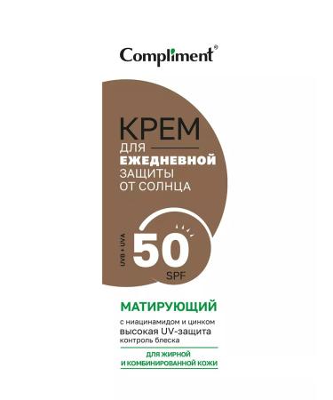 Compliment Face sunscreen matting SPF50 50ml - Buy Online on GoSupps.com