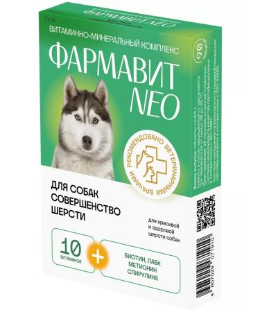 PHARMAX Pharmacy Neo vitamins for dogs perfection of wool 90Tab