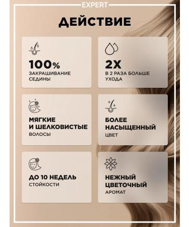 Faberlic Persistent hair cream for hair tone 8.01 Expert Faberlik - Buy Online on GoSupps.com