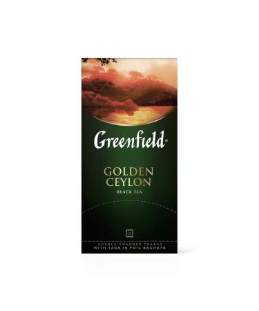 Greenfield Tea in bags Golden Ceylon black 2g x 25pcs 50g - Buy Online on GoSupps.com