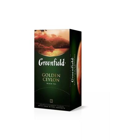 Greenfield Tea in bags Golden Ceylon black 2g x 25pcs 50g - Buy Online on GoSupps.com