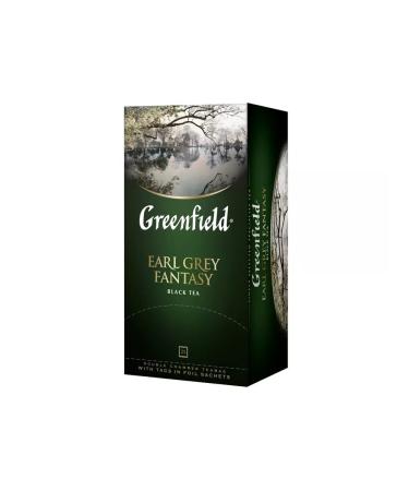 Greenfield Tea in bags Earl Grey Fantasy Black 2g x 25pcs 50g - Buy Online on GoSupps.com