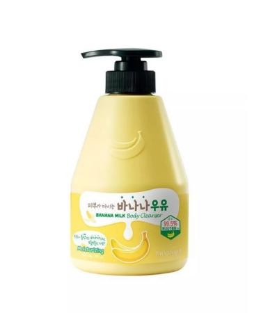 WELCOS Kwailnara Banana Milk Body Gel Banana 560ml shower