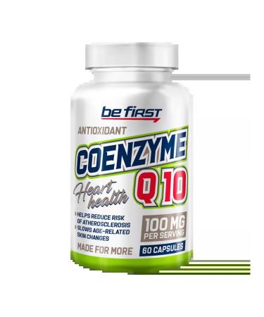 Be First Coenzyme Q10 Coenzym Ku10 Kilikhinon 100 mg 60 caps - Buy Online on GoSupps.com