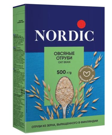 Nordic Oat bran 500g x 4pcs - Buy Online on GoSupps.com