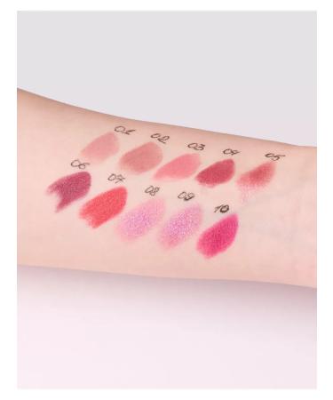 Stellary Lipstick for lips dark persistent cream tone 10 raspberry - Buy Online on GoSupps.com